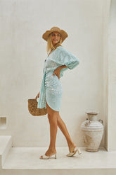 Cassia Short Dress Kimono – Ethnic Fusion Print